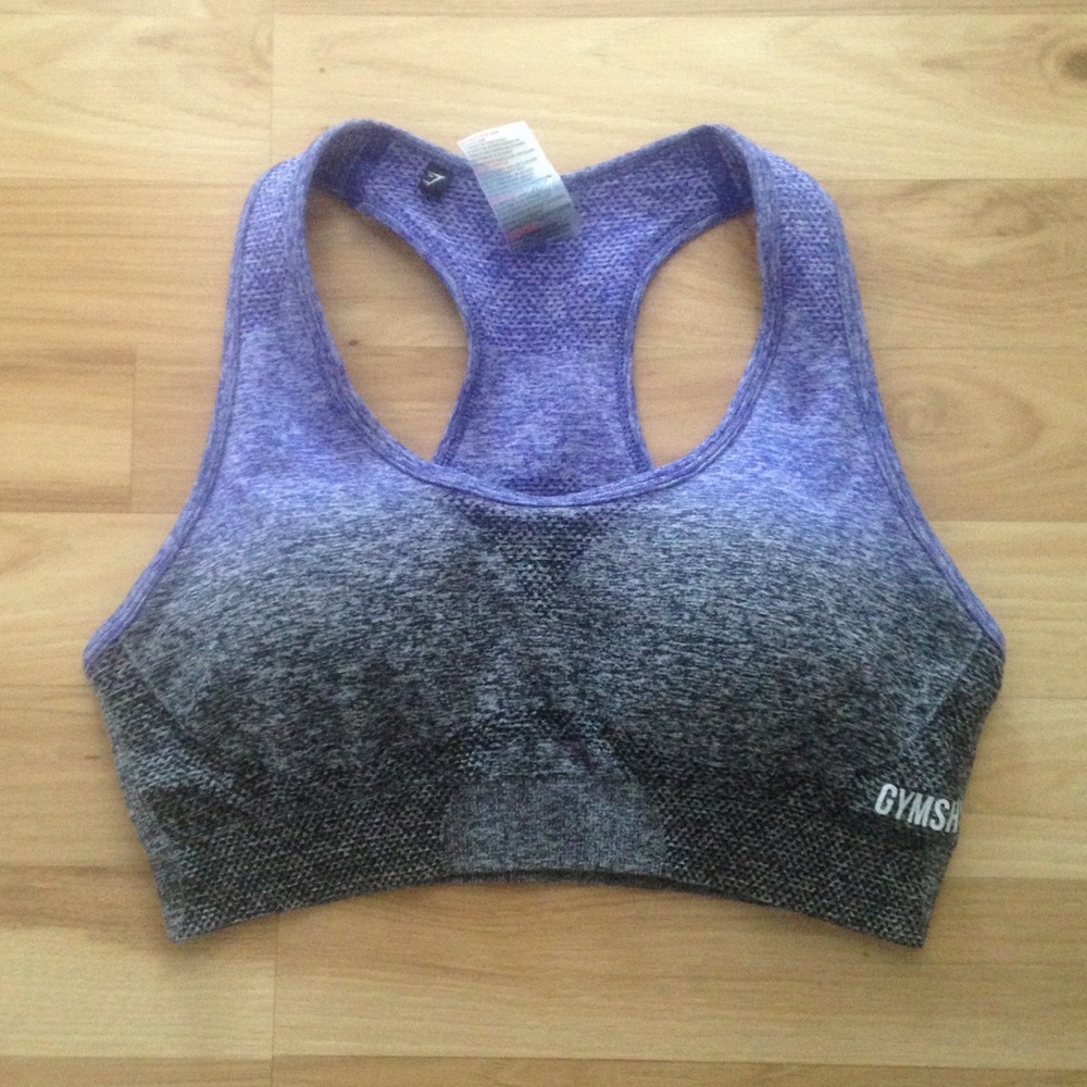 Ombré seamless sports bra